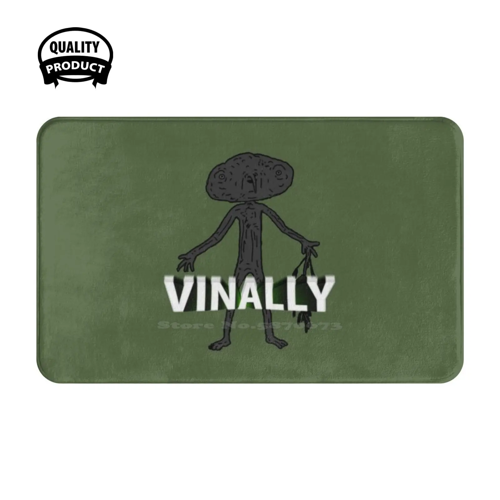 Vinally The Big Lez Show Soft Cushion Home Carpet Door Mat Car Rug Weed Stoner Wadiyatalkinabeet Cartoon Cool Aussie Australian