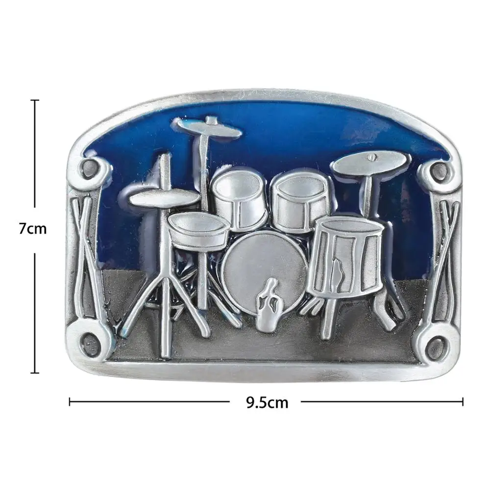 Fashionable guitar belt buckle Western jeans accessories suitable for 4CM belt