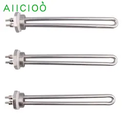 12v Heating Element  DC Solar Resistance U Shape DN25 Electric Immersion Water Element Tubular Boiler Heater 100w 150w 200w