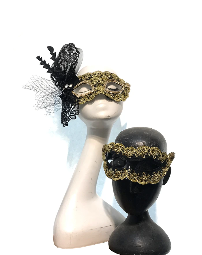 H3451 Masquerade Coppia Maschera Cosplay Halloween Festa di Natale Amanti Cosplay Occhio Donna Uomo Carnevale Accessori moda semplici