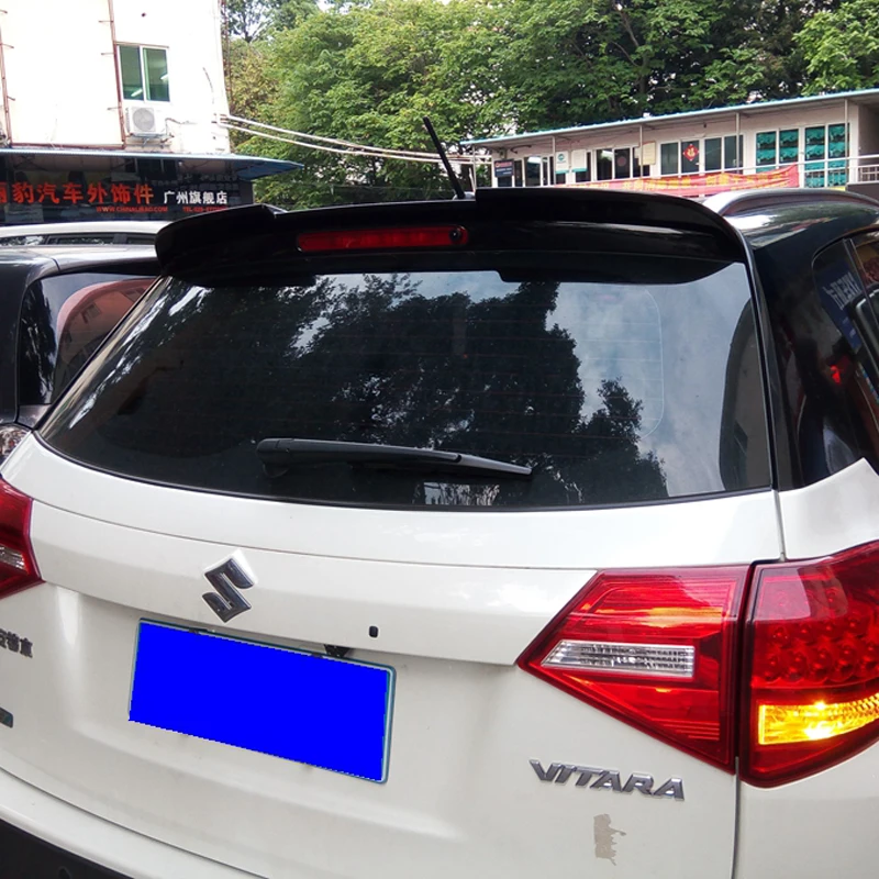 Para Suzuki Vitara Spoiler 2016-2017 modelo Spoiler Material ABS de alta calidad pintura del ala trasera del coche Color para Vitara