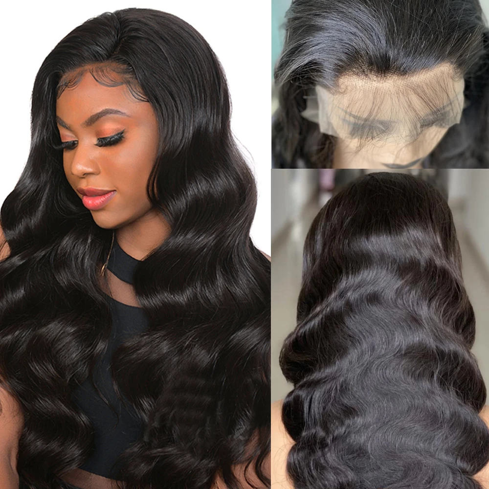 

WIGMY Body Wave 13x4 Lace Front Human Hair Wigs For Black Women Pre Plucked With Baby Hair 13X4 Frontal Wig Human Hair