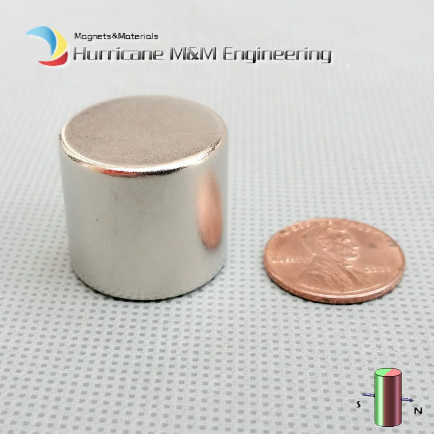 NdFeB Magnet Disc Diameter 22x20 mm Diametrically Magnetized Neodymium Permanent Rare Earth Magnets N42 20pcs