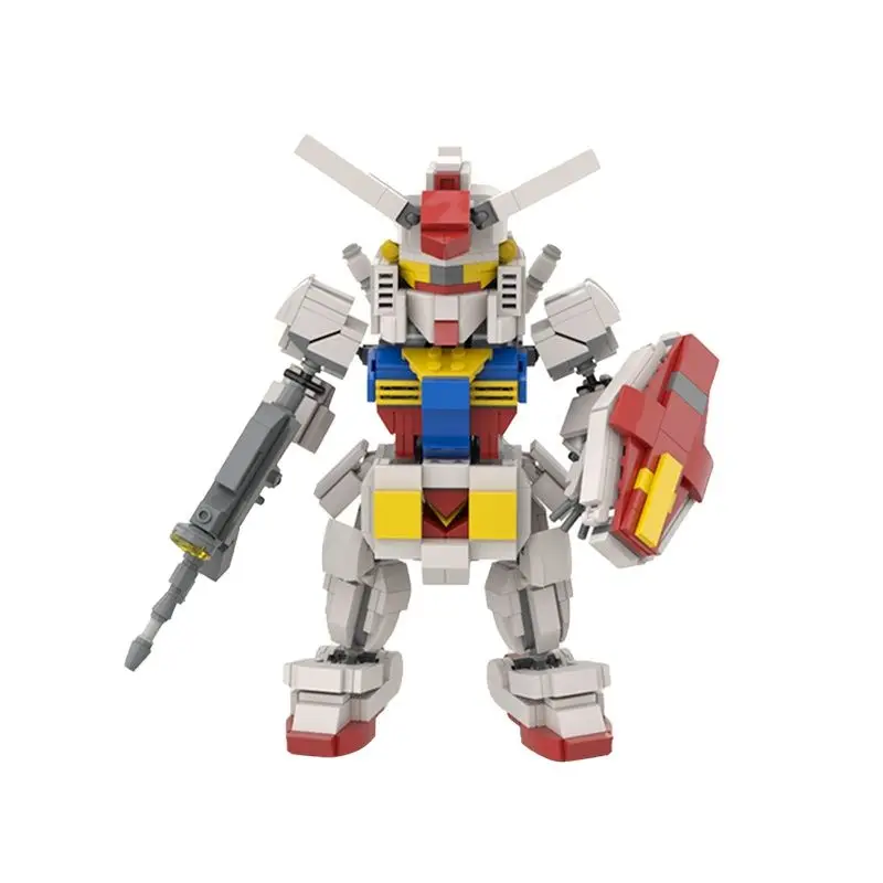 

Armored Fighting Robot Comics Demon Amuro Driving Building Blocks Toys Japanese Classic Anime Machine-Warriorals Model Gift