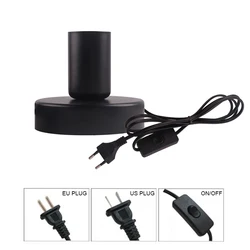 E27 Socket Vintage Metal Table Lamp Base Holder 220V EU US Plug Retro Night Lights Desk Lamps for Bedroom Living Room Decoration