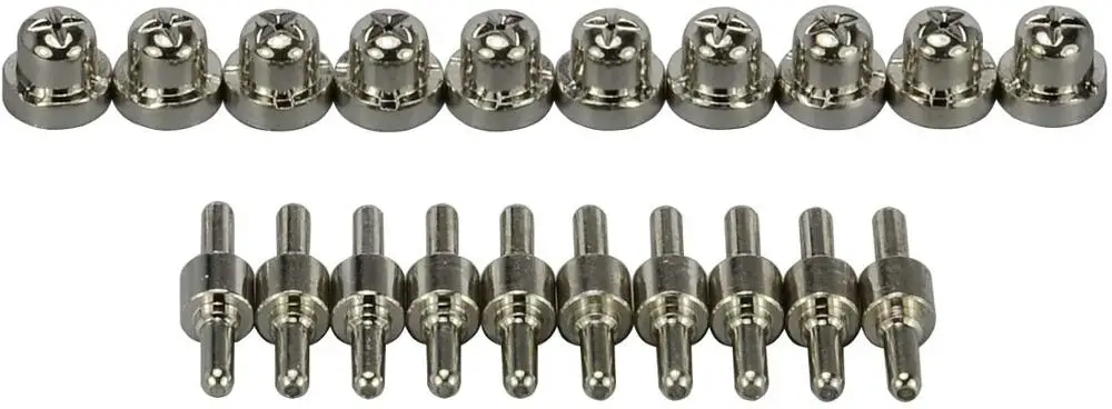 ESAB L-TEC PT-31 JG-40 WSD-LG40 Plasma Electrode & Nozzle Tip Nickel-plated Fit CUT 50D 50 40 Plasma Cutter 20pcs