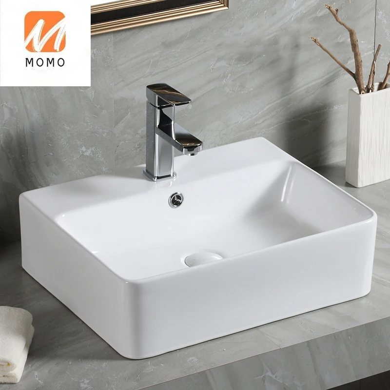 Designer Malaysia Cabinet Countertop Bathroom Ceramic Hand Wash Basin