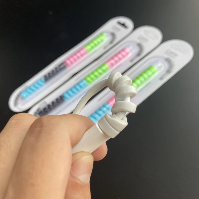 4pcs/Pack 2Pcs/Pack Spiral USB Cable Cover Organizer Management Wire Protector for Charging Data Earphone Mouse Line Cable Wire