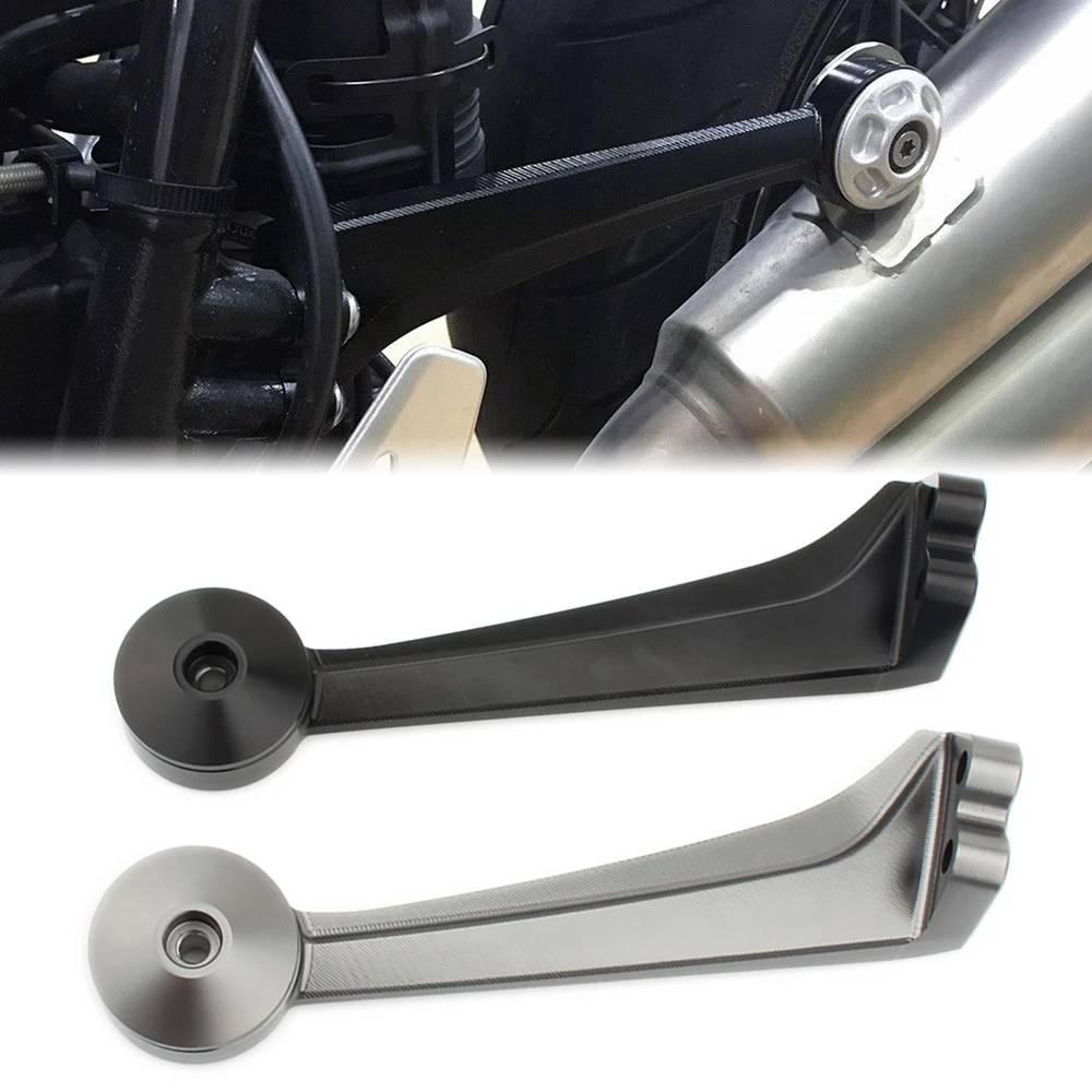 Exhaust Pipe Hanger Bracket for BMW R Nine T R9T 2014-2020 Motorcycle Muffler Mount Holder CNC Aluminum Black / Titanium