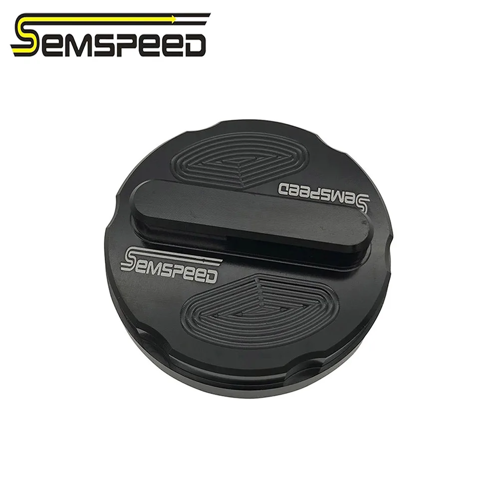 SEMSPEED Motorcycle CNC For Yamaha Aerox155 NVX 155 150 125 2015-2019 2020 Gasoline Diesel Fuel Oil Tank Cap Cover Accessories