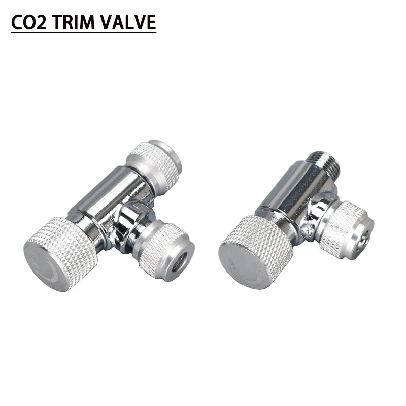 Aquarium needle valve regulator CO2 system carbon dioxide fine-tuning single-head double-headed needle valve fine-tuning switch