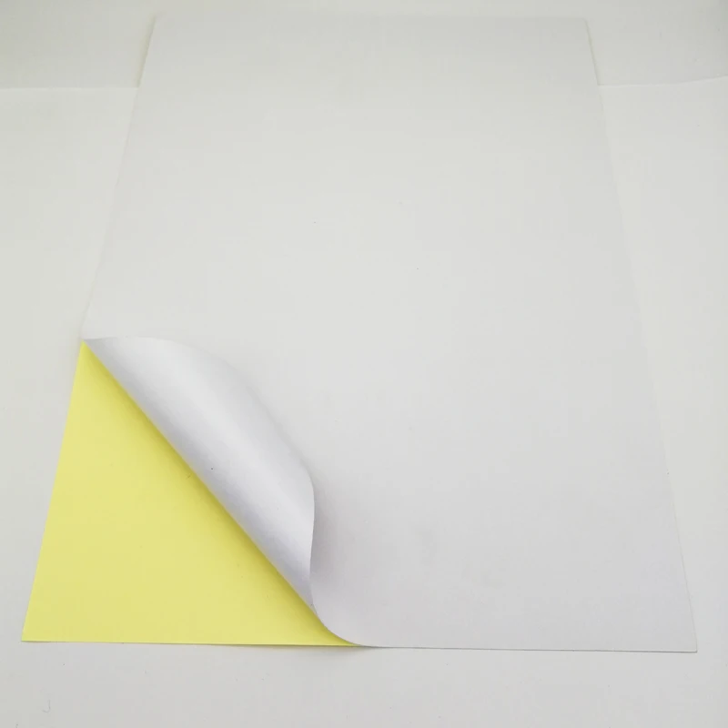 A4 Blank White Glossy Self-adhesive Label A4 Sticker Paper For Laser Printer