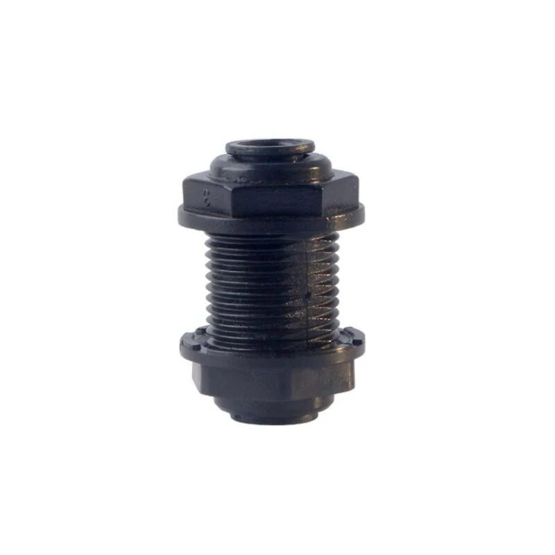 6.5mm Black RO Water Fitting 1/4 Straight Elbow Tee POM Coupling Hose PE Pipe Glass Bulkhead Connector Water Filter Parts