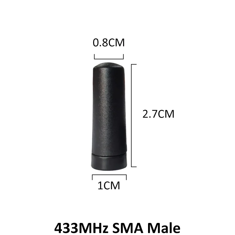 GWS hurtownia 5 SZTUK ZESTAW antena 433MHz mini 2dBi SMA męski DO anten Lora i kabel pigtail zewnętrzny do modułu RF IOT do Lorawan