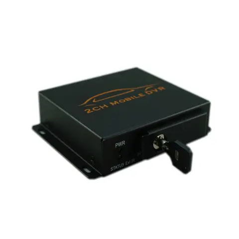 새로운 도착 2Ch 차량 자동차 비디오 레코더 자동차/버스 미니 모바일 자동차 비디오 DVR I/O 알람 모션 감지 최대 128GB SD 카드