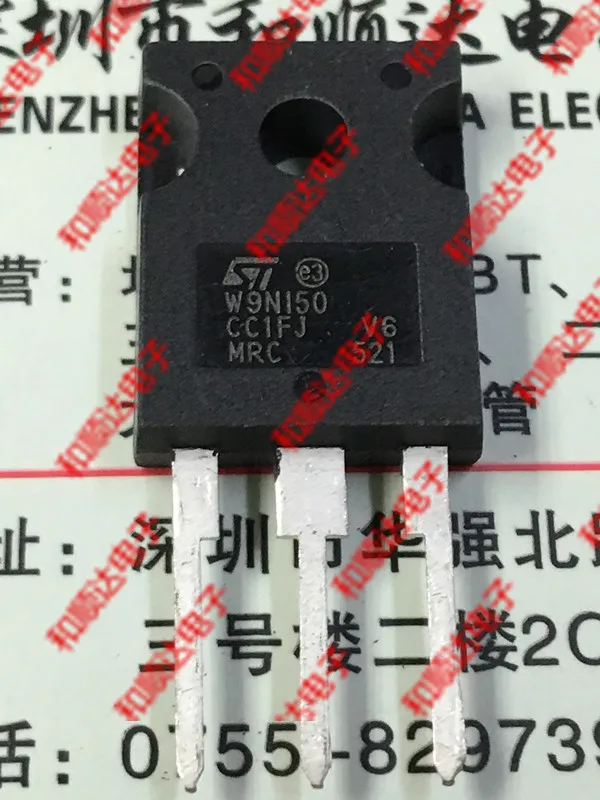 10PCS   STW9N150  TO-247 1500V 8A