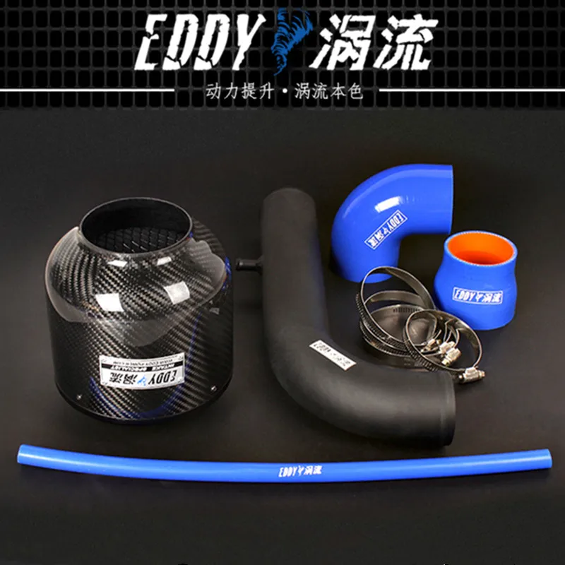 EDDY Intake System Turbo Air Intake Pipe & Carbon Fiber Air Filter for Volkswagen VW Lavida 1.4T 1.5L 2014-2019 Car Engine Parts