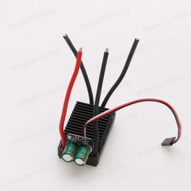 3S-6S 100A ESC Dual Way Brushed Speed Controller UBEC 5V 3A MOS Tube Circuit Board for RC Harvester 540 550 775 Brush Motor