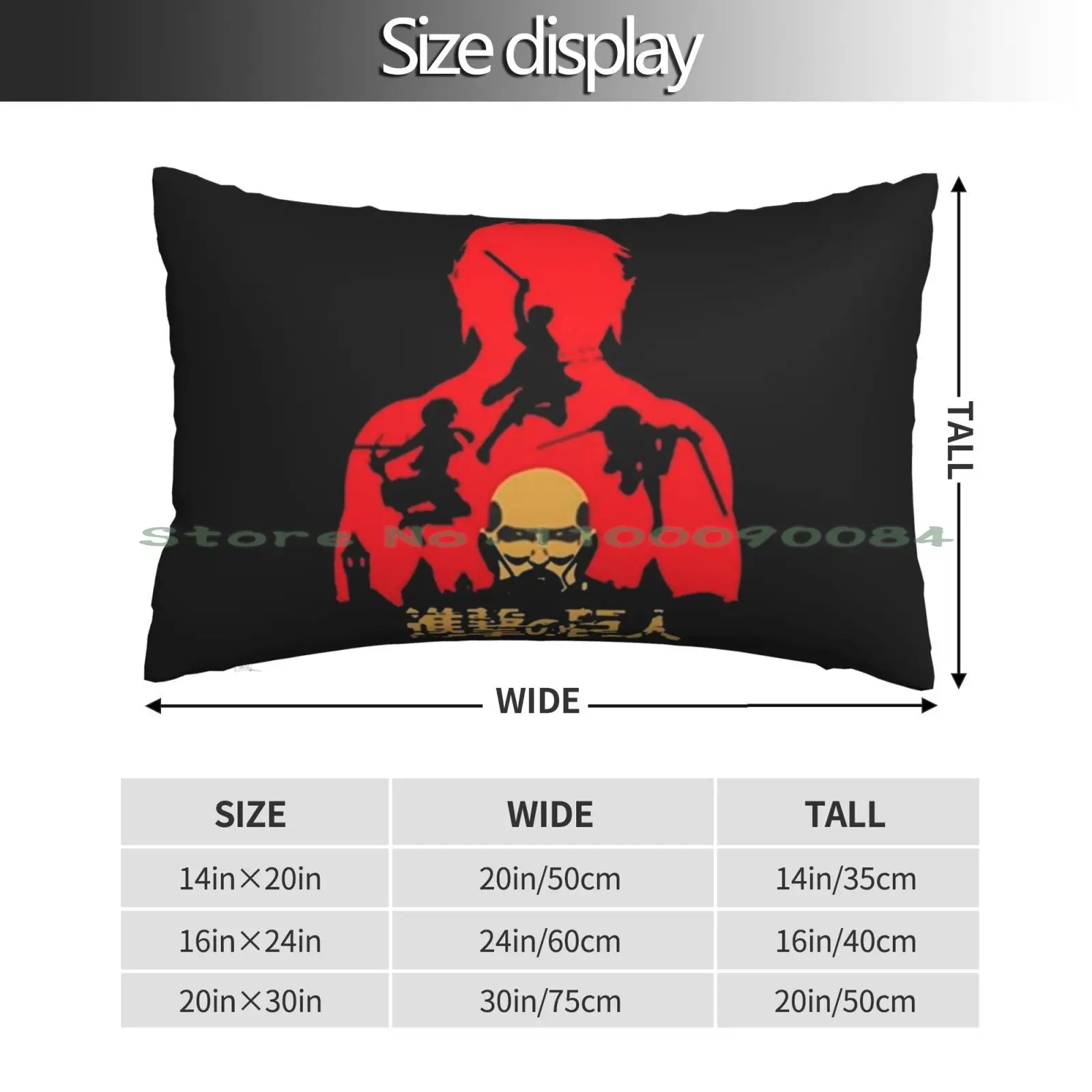 Aot Pillow Case 20x30 50*75 Sofa Bedroom Dnd And Owlbear Fantasy Creature Rp Roleplaying Game Beast D20 Cute Adorable Long