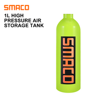 SMACO 1L Bucear Scuba Diving Cylinder Mini Oxygen Tank Dive Respirator Air Tank Pump for Snorkeling Breath Diving Equipment