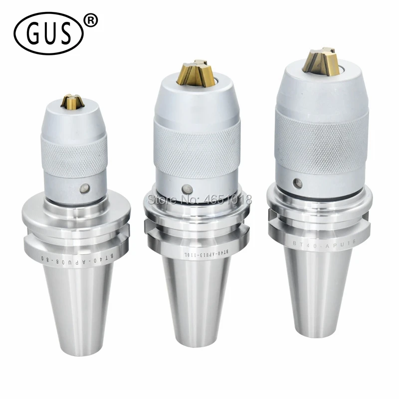 GUS Miễn Phí Vận Chuyển BT30 BT40 NT30 NT40 APU08 APU13 APU16, BT APU Chuck, tự Thắt Chặt Chuck Tay Cầm Để Kết Nối Mũi Khoan Chuck