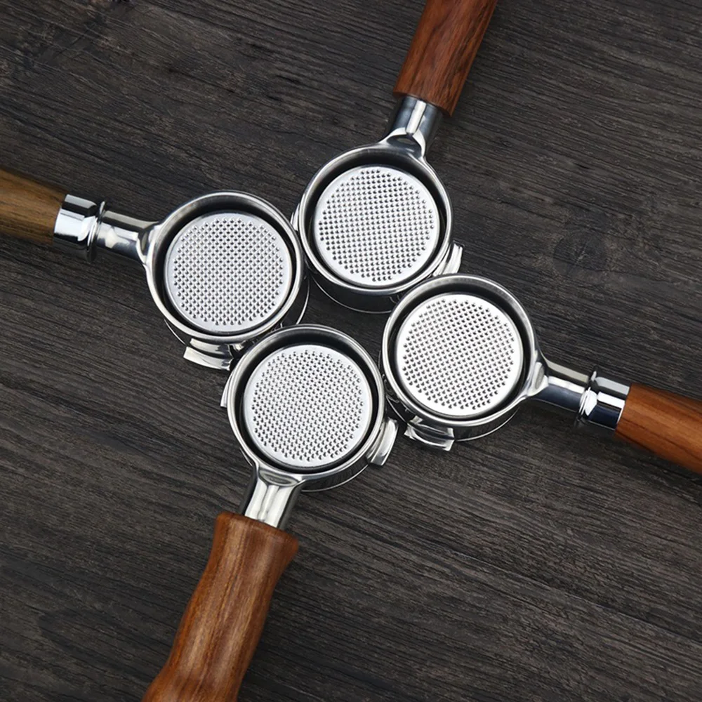 Portafiltro Non pressurizzato con manico per caffè senza fondo 51mm con cestello filtro per parti in acciaio inossidabile per macchina da caffè Espresso