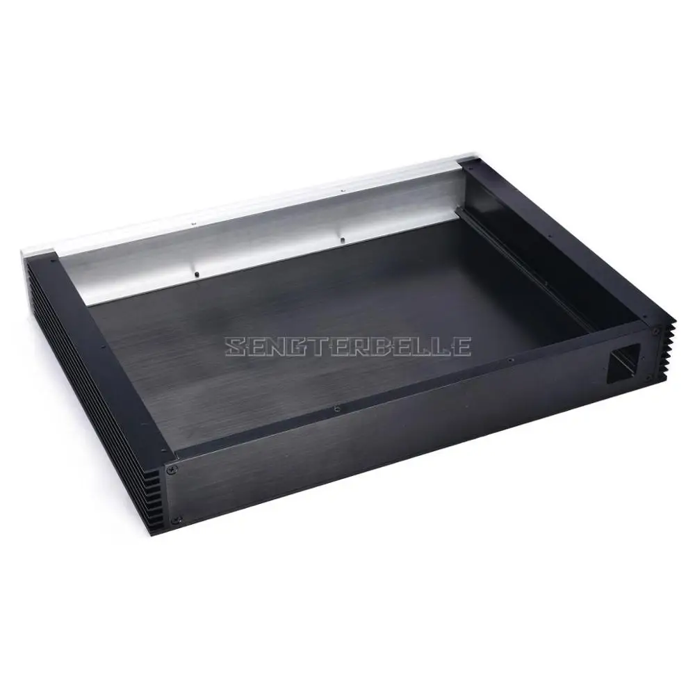 Полностью алюминиевый усилитель мощности BZ4306S чехол Предварительный усилитель шасси усилитель аудио коробка DIY корпус 430*62*308 мм