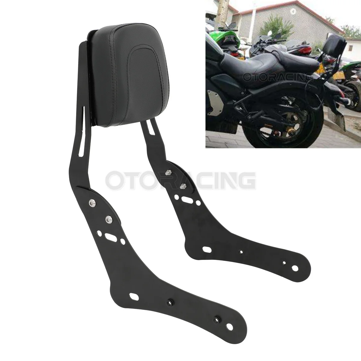 Motorcycle Detachable Backrest Sissy Bar For Kawasaki Vulcan 650 S EN650 VN650 S650 2015-2021 2016 2017 2018 2019 2020 2021 2022