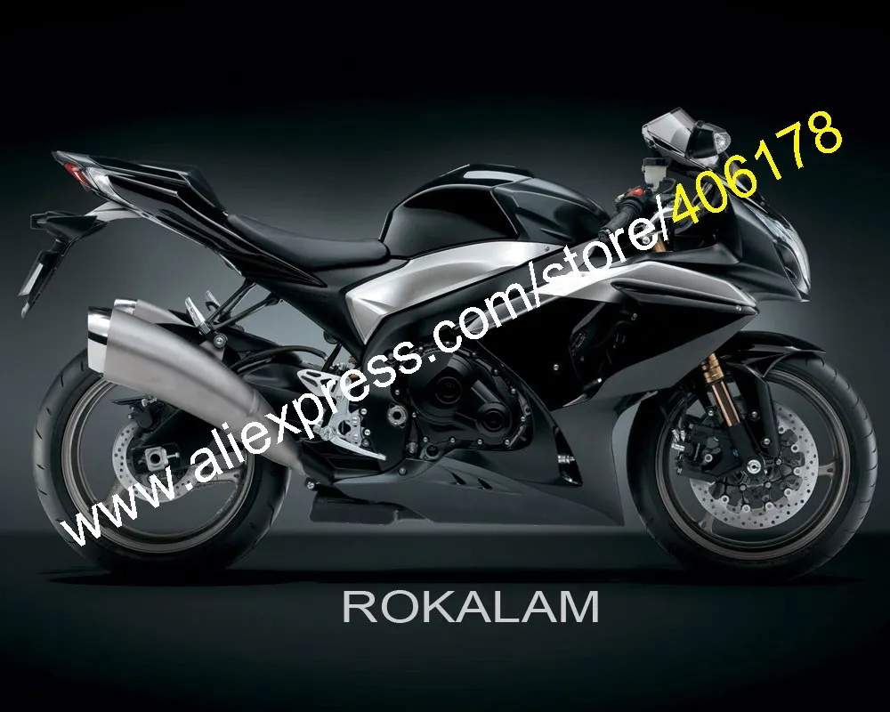 For Suzuki GSXR1000 09 10 11 14 15 16 GSX-R1000 GSX R1000 2009-2016 GSXR 1000 K9 All Black Fairing (Injection Molding)