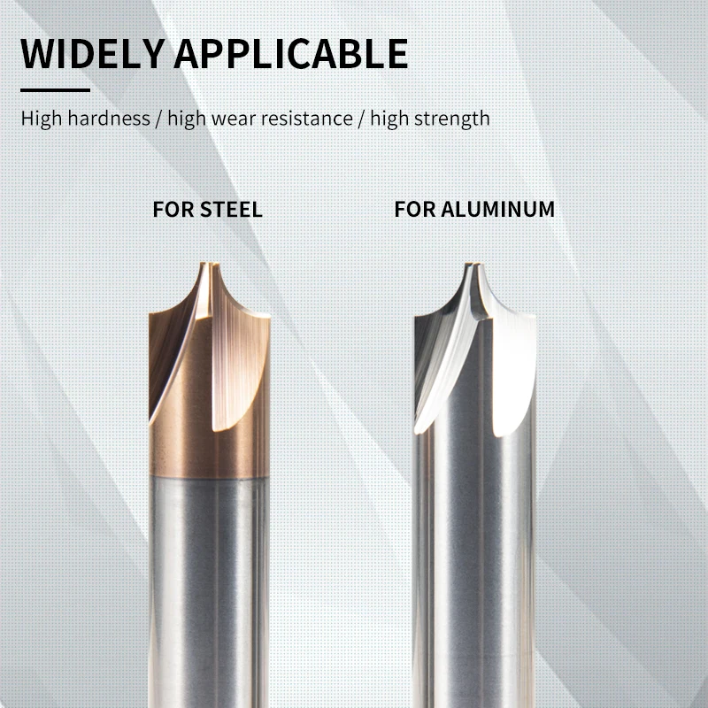 1pcs/5pcs/10pcs  HRC60 CNC Lathe Machining Turning Tool Steel With Inner R End Mill