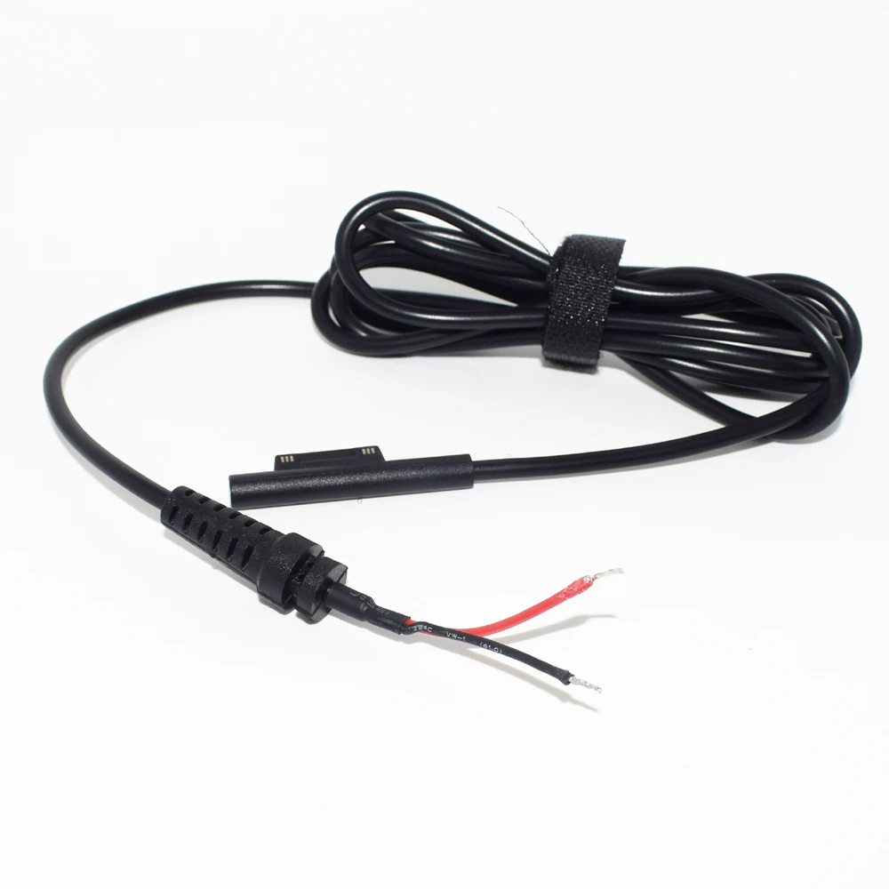 1pc 1.5M/5FT Microsoft Surface RT Pro 4 Tablet Pigtail DIY Cord Cable Black