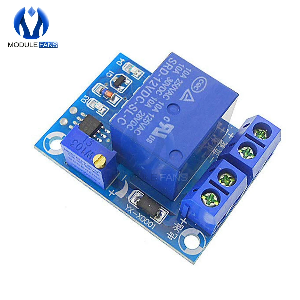 Battery Undervoltage Cut off Automatic Switch Recovery Protection Module Charging Controller Control Protection Board Relay