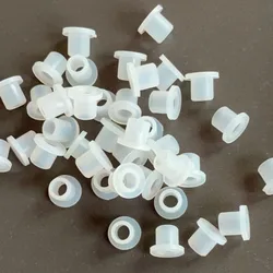 T type silicone rubber Hollow small bushing plug parts grommet single hole OD ID 0.5 1 1.5 2 2.5 3.1 4 4.3 5 6 7 8.4 10 10.5 mm