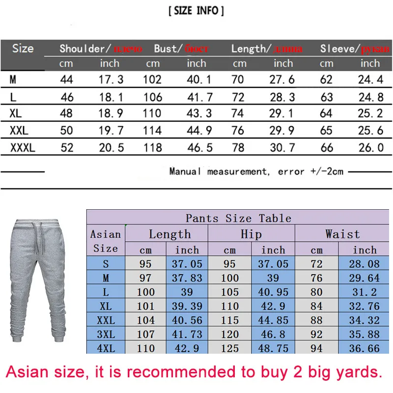 Tracksuits Men Polyester Sweatshirt Sporting Fleece 2020 Gyms Spring Jacket + Pants Casual Men\'s Track Suit Sportswear Fitness