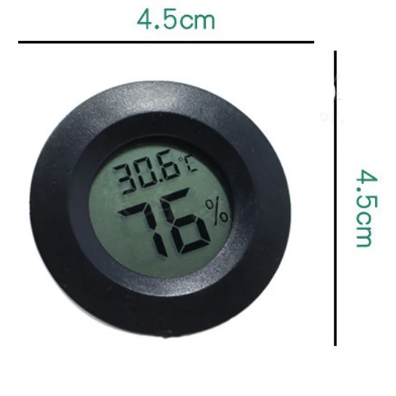 1 Buah LCD Mini Digital Termometer Hygrometer Kulkas Freezer Tester Suhu Kelembaban Meter Detektor Thermograph Pet Auto Mobil