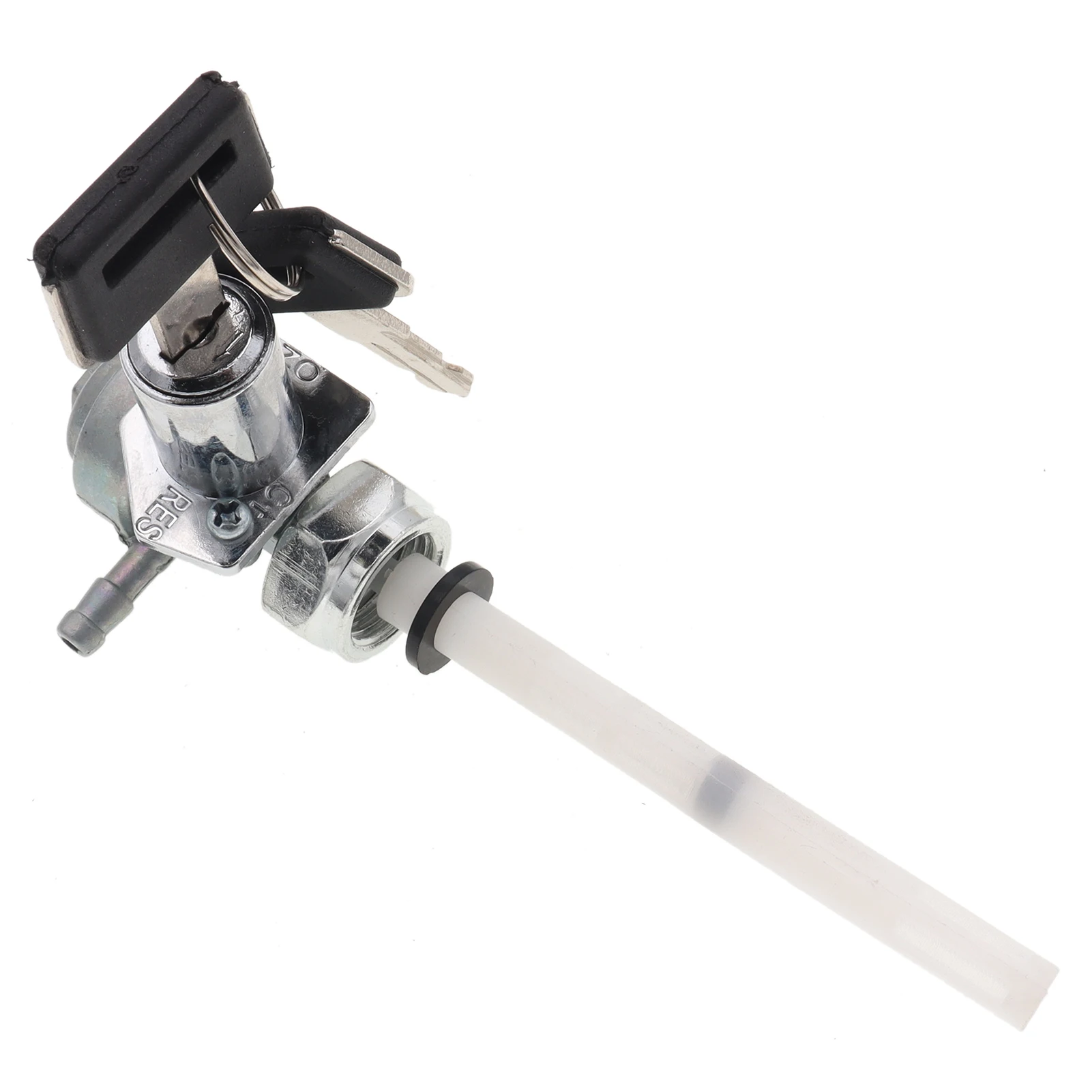 خزان الغاز الوقود التبديل البنزين صنبور صمام قفل مضخة الحنفية بيتكوك مع مكافحة سرقة مفتاح القفل للدراجات النارية CG CBT XF #5