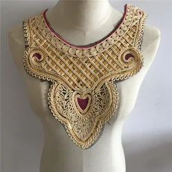 Vari Stili Collare Paillettes Colletto di Pizzo FAI DA TE Del Ricamo di Tulle Del Merletto Decorazione Neckline I Vestiti Scollatura Accessori Per il Cucito