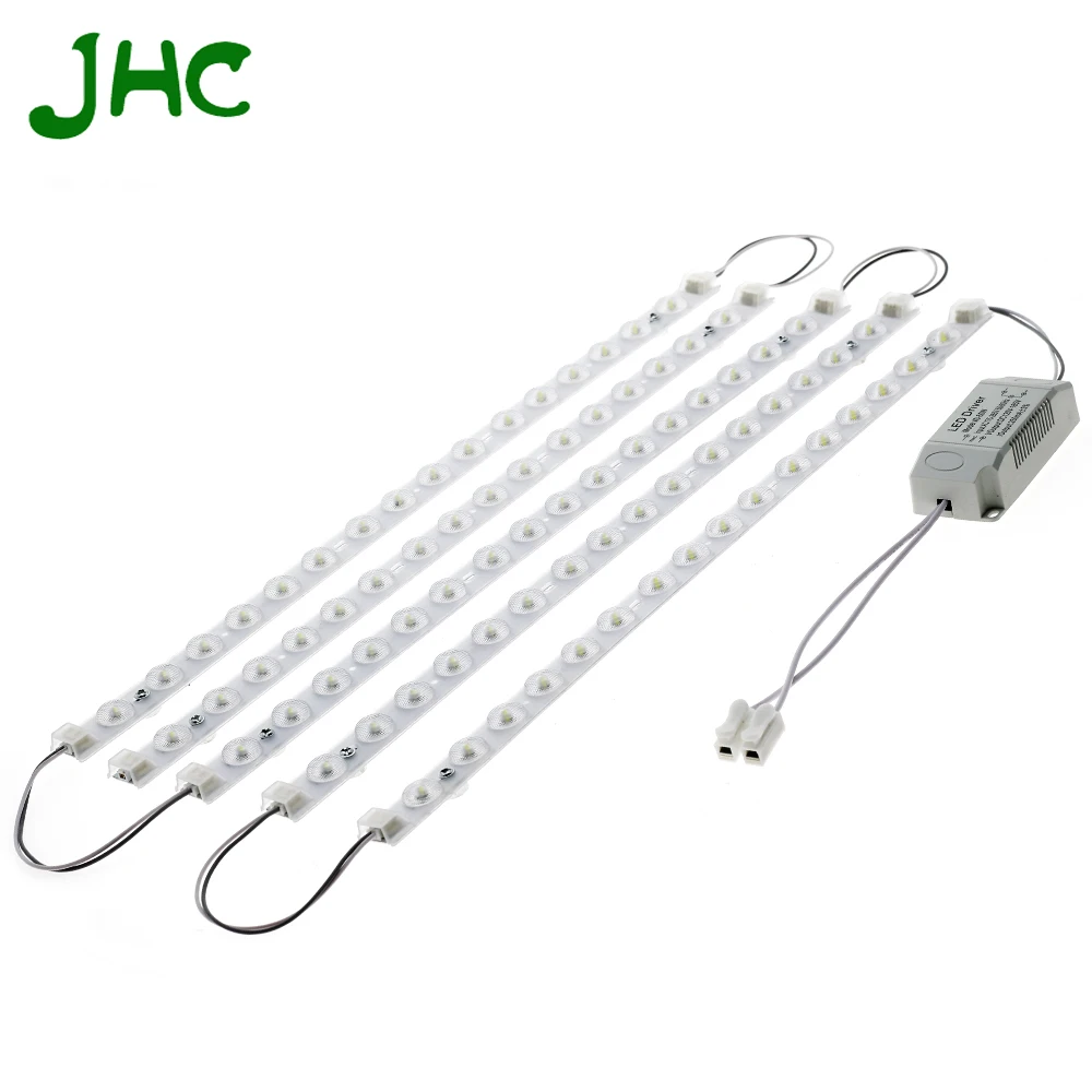 

2835 Chip LED Tube LED Bar Lights 220V Ceiling Lamp for Living Room 32W 40W 50W High Brightness Hard Strip Light with LED Driver