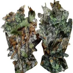 Outdoor Klimmen Fietsen Maple Bladeren Bionische Camouflage Schieten Jacht Dunne Handschoenen 1 Paar Lichtgewicht En Ademend Handschoenen