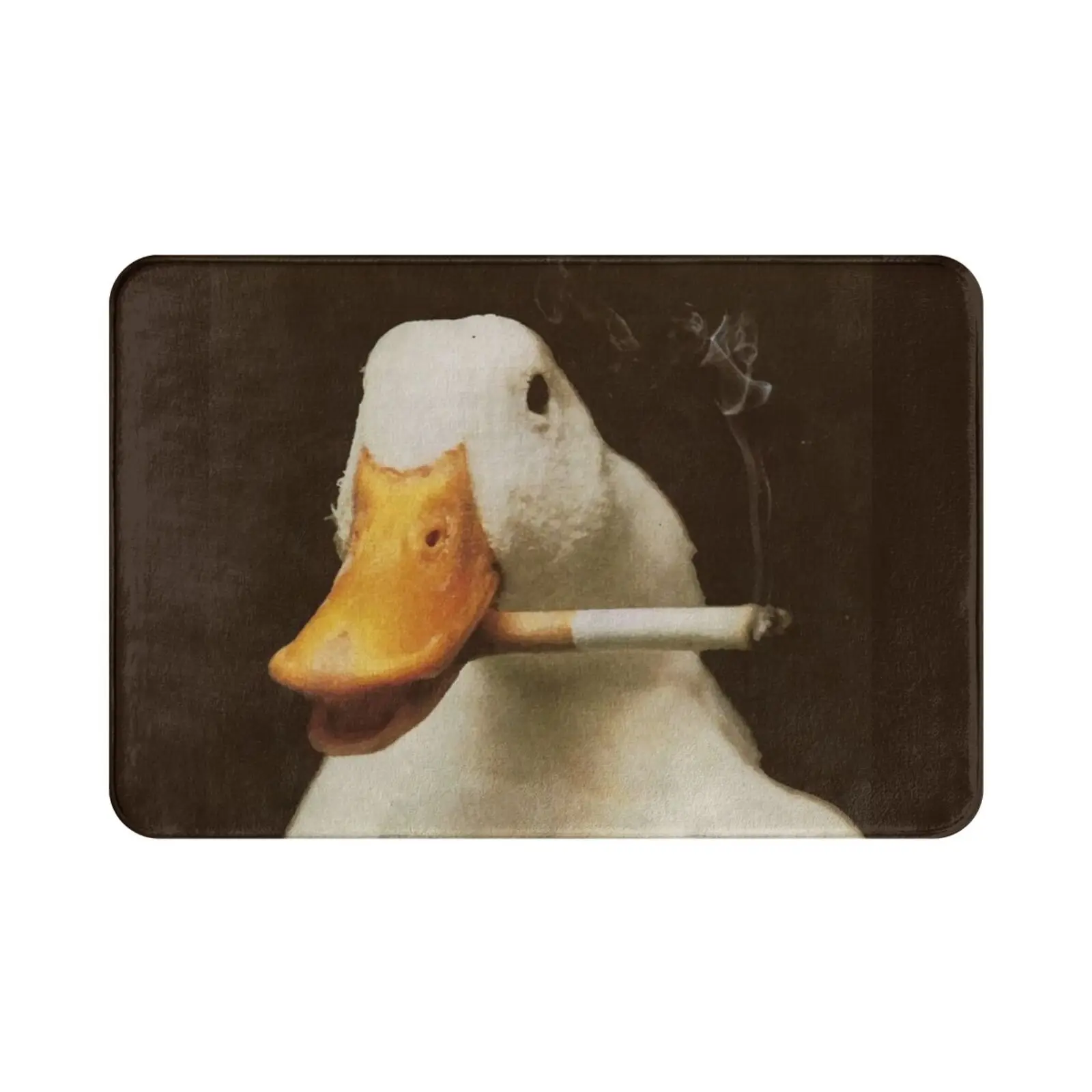 Smoking-It Looks Just As Stupid When You Do It Carpet Carpet Duck Smoking Animals Cute Funny