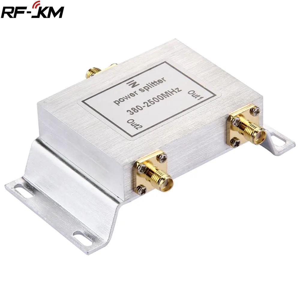 2 Way Sma Power Splitter 380mhz~2500mhz Sma Female Connector Power Divider Splitter Divider For Wifi Gps Booster