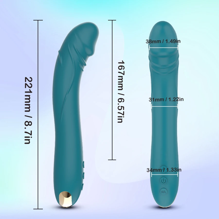 FLXUR Soft Dildo Vibrator for Women G Spot Vagina Massager Clitoris Stimulator Vibrators Female Masturbator Sex Toys for Woman