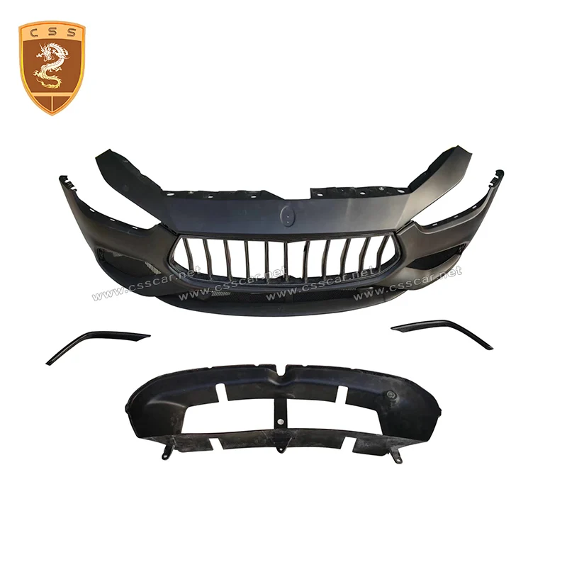 High quality front bumper carbon fiber body kit for Maserati Ghibli carbon fiber aerokit for Ghibli carbon fiber tuning kit