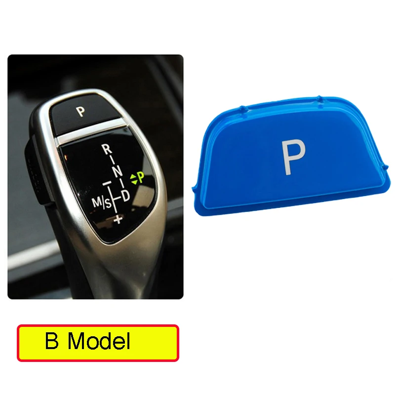 Car Gear Lever Auto Parking Button Letter P Button for BMW 1 2 3 4 5 7 Series F10 F11 F01 F02 X1 X3 X4 F30 F32 F48 F25