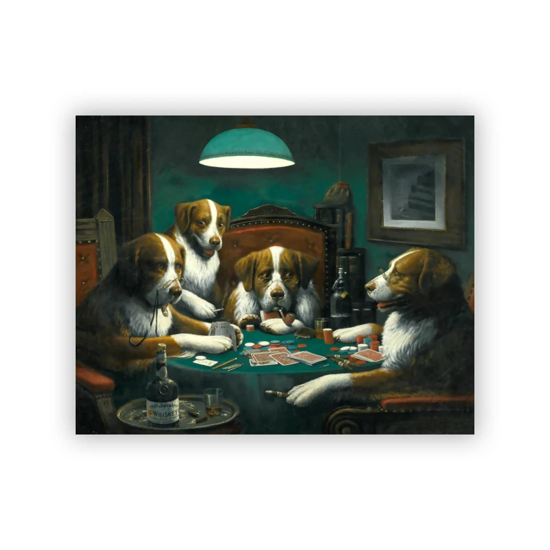 Dogs Playing Poker Art Prints 