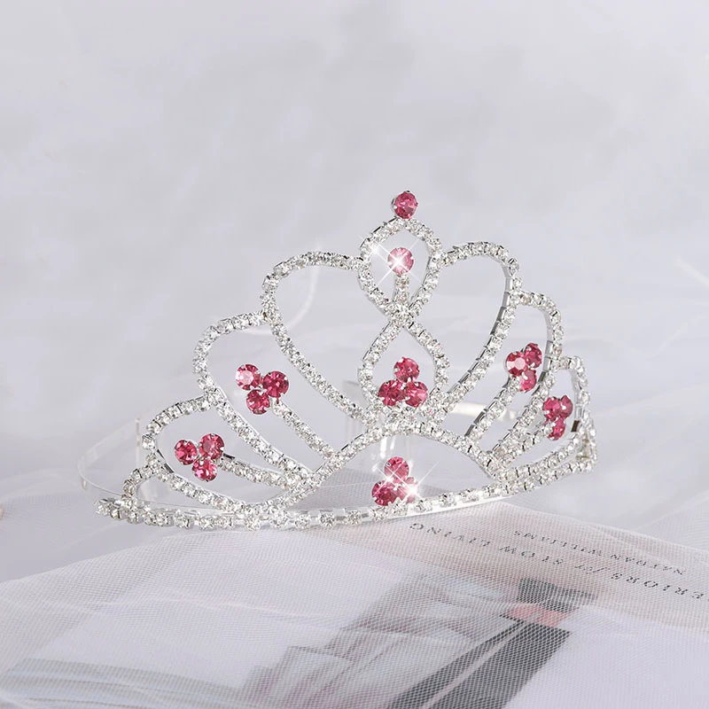 NEW Cute Princess Tiaras and Crowns Bride Wedding Headdress Girl Women Rhinestone Hair Accessory Jewelry Birthday 15 Years Party