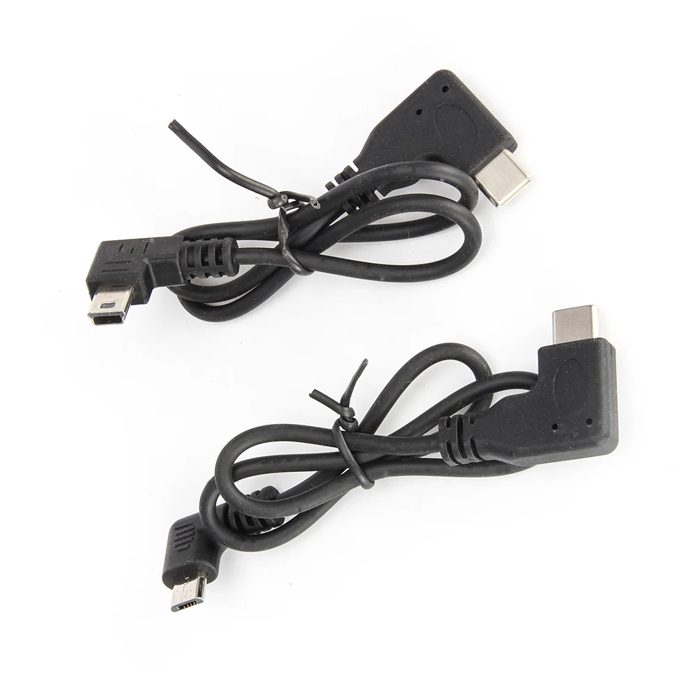 

Mini USB Male to Type C Male Mirco USB Male to Type C Cable Adapter Converter Soft Line For handhold gimbal phone OTG