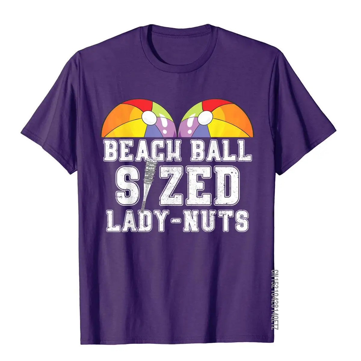 Beach Ball Size Lady-Nuts T-Shirts Cotton Youthful Tops Shirts Designer Men T Shirts Cosie