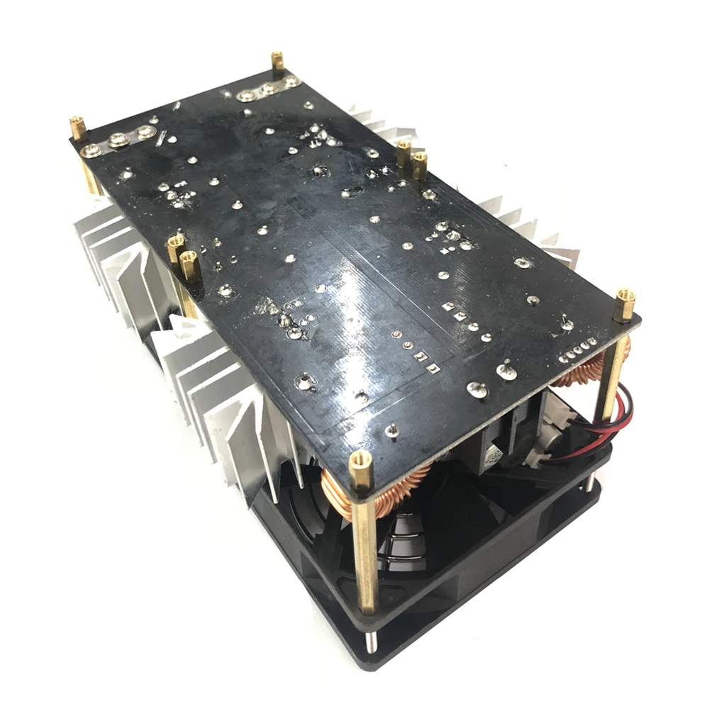 Zvs-máquina de aquecimento por indução de alta frequência, 1800w, alta potência, alta frequência, abafamento de alta frequência, forno médio