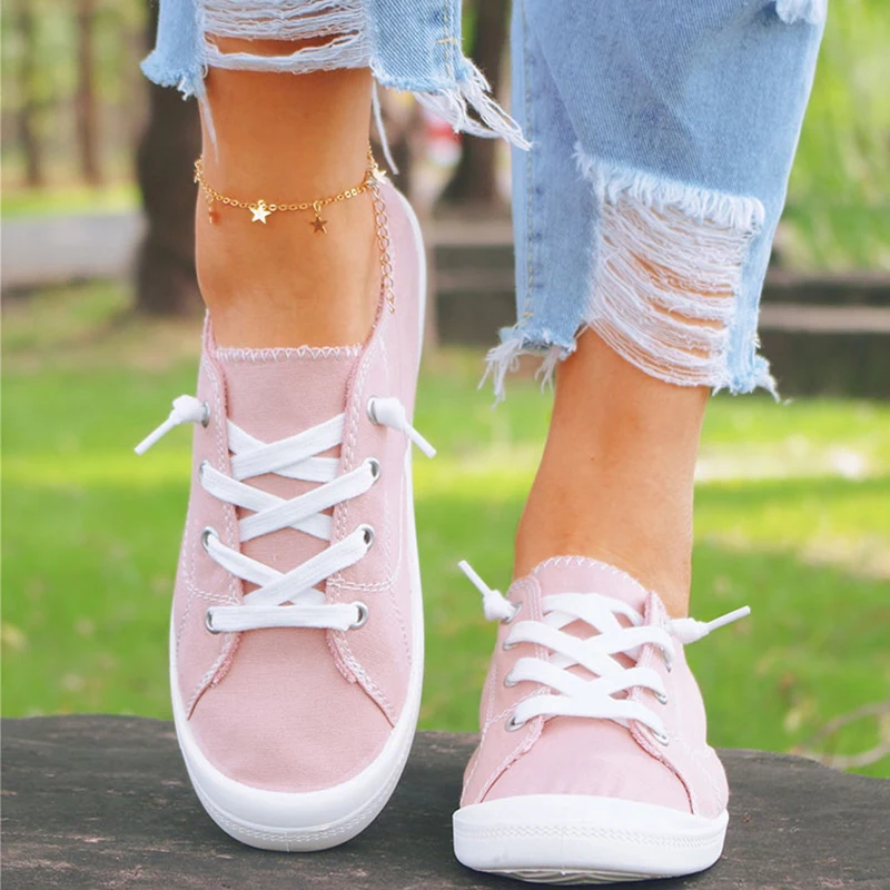 Vulcanized Canvas Women's Sports Shoes, Large 35-43, Solid Sports Shoes, Women's Shoes 2021 Spring and Autumn New
